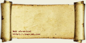 Tadija Debeljak vizit kartica